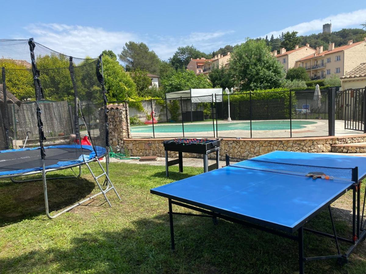 Апартаменти 3 Pieces Climatise En Rez De Jardin Avec Piscine Вільнев-Лубе Екстер'єр фото
